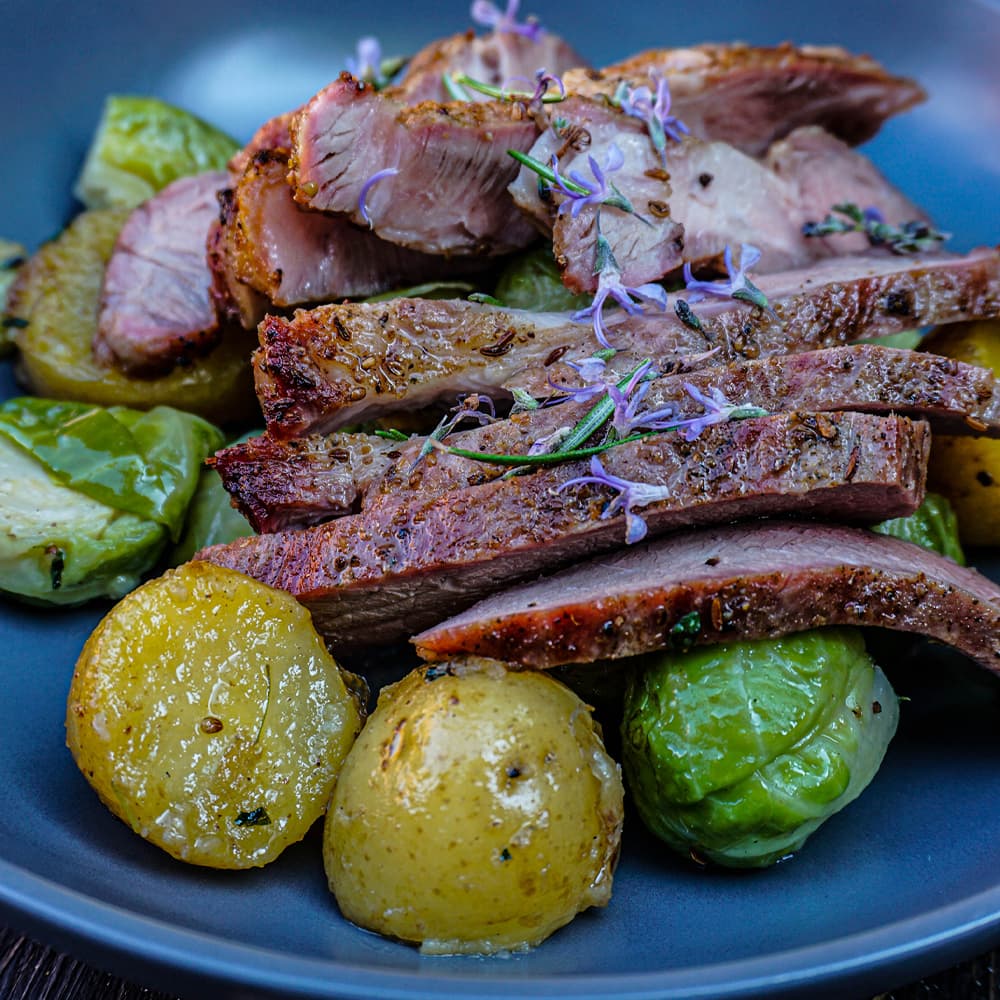 grillezett tarja burgonyaval kelbimboval grill recept weber grill