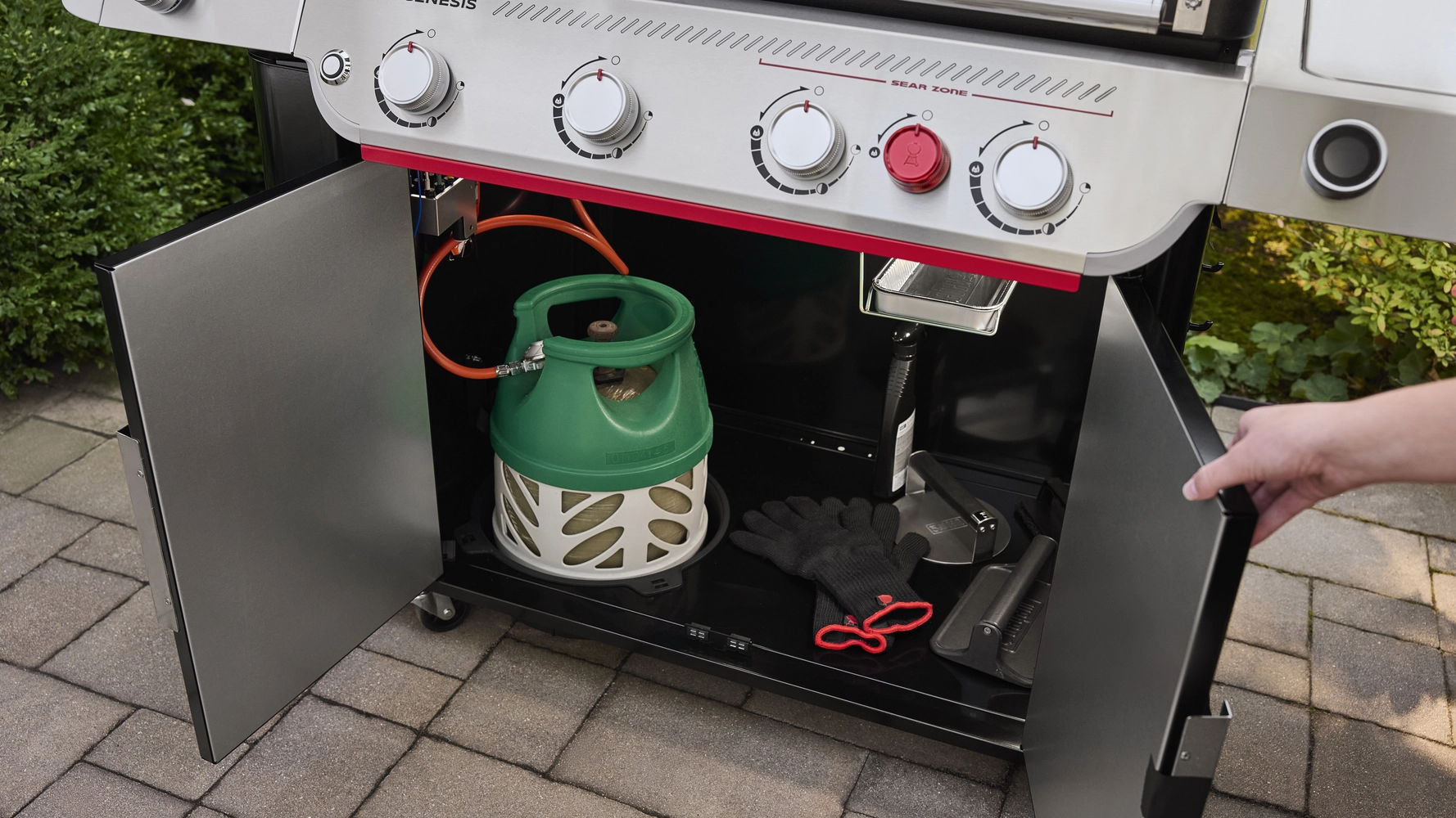 Genesis_Lifestyle_4 négy égős weber genesis gázgrill crafted, works és sear zone