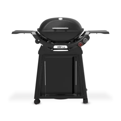weber q2800n gázgrill fekete két égős gurulós állvánnyal