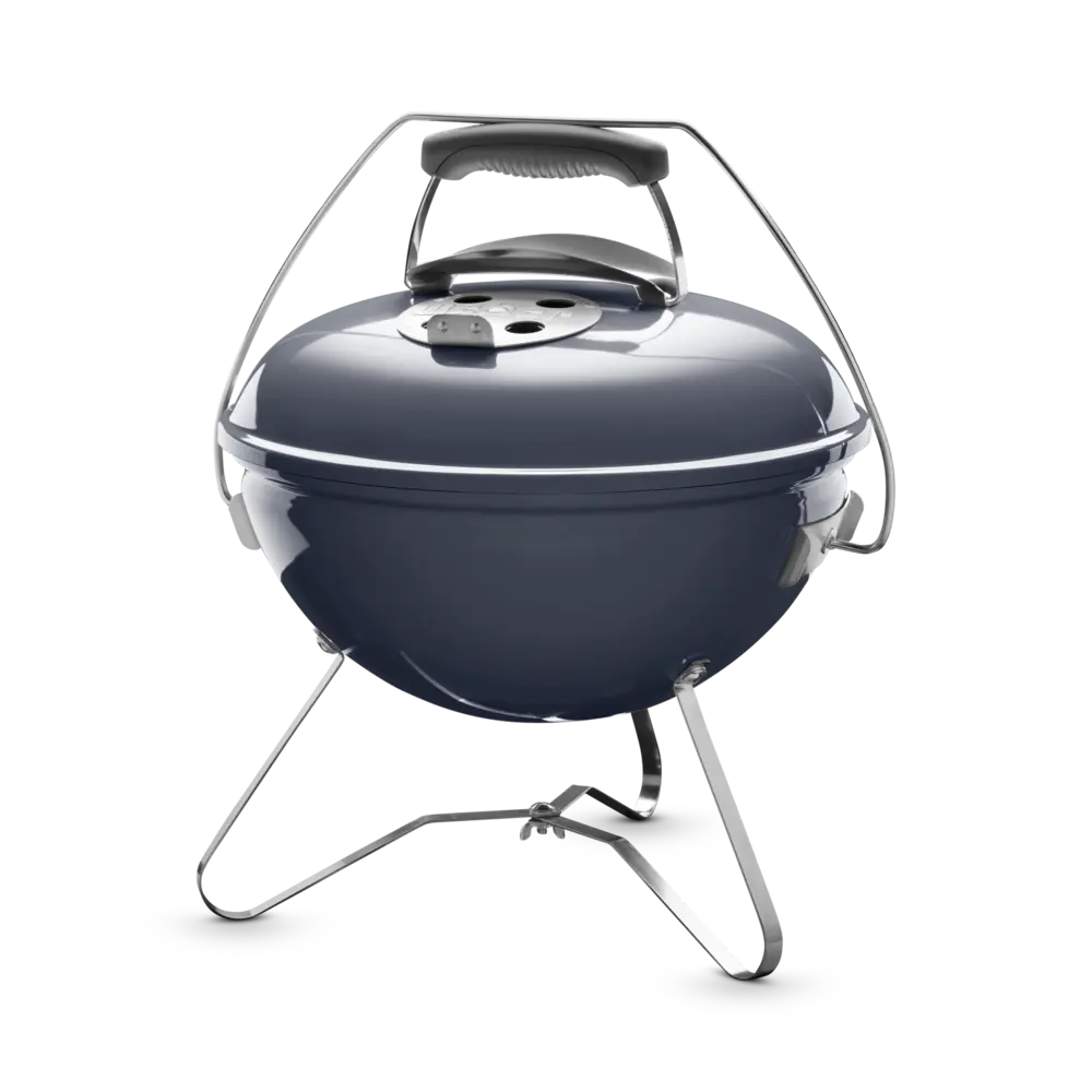 SMOKEY JOE PREMIUM faszenes gömbgrill_2 hordozható faszenes gömbgrill palakék