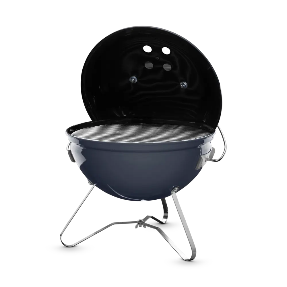 SMOKEY JOE PREMIUM faszenes gömbgrill_3 hordozható faszenes gömbgrill palakék