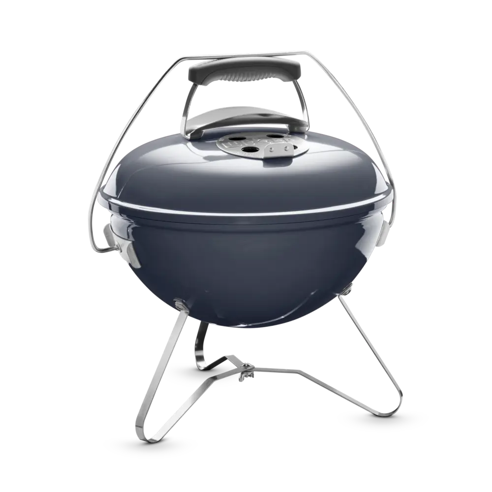 SMOKEY JOE PREMIUM faszenes gömbgrill_4 hordozható faszenes gömbgrill palakék