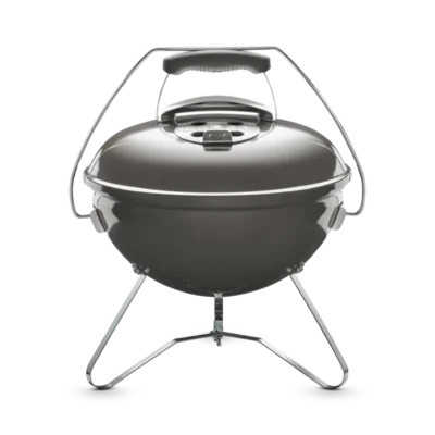 hordozható faszenes gömbgrill füstszürke
