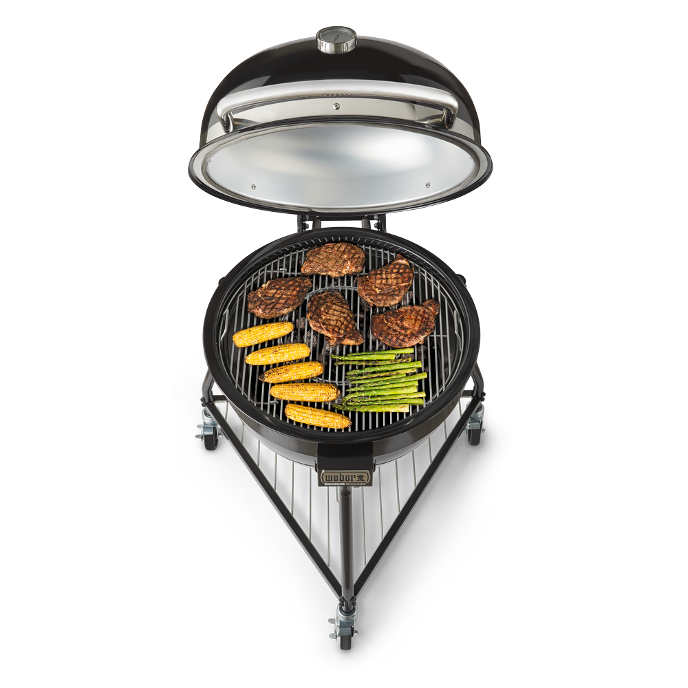 Weber Summit Kamado E6 faszenes grill fekete_4 kamado faszenes grill 60 cm GBS