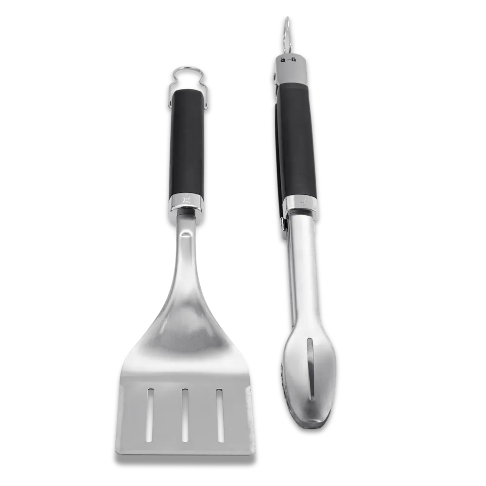Weber_Precision_grillcsipesz_es_spatulat_keszlet_(6763)_5 rozsdamentes acél spatula és grillcsipesz