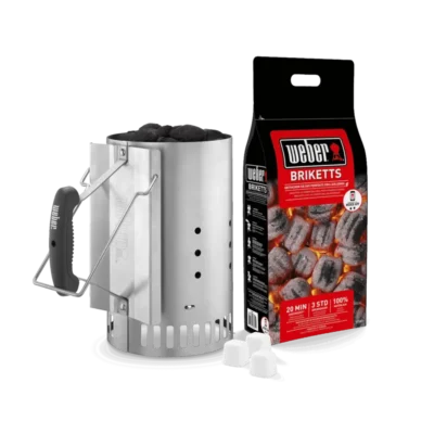 begyújtókémény 47 cm-es és 57 cm-es faszenes grillekhez