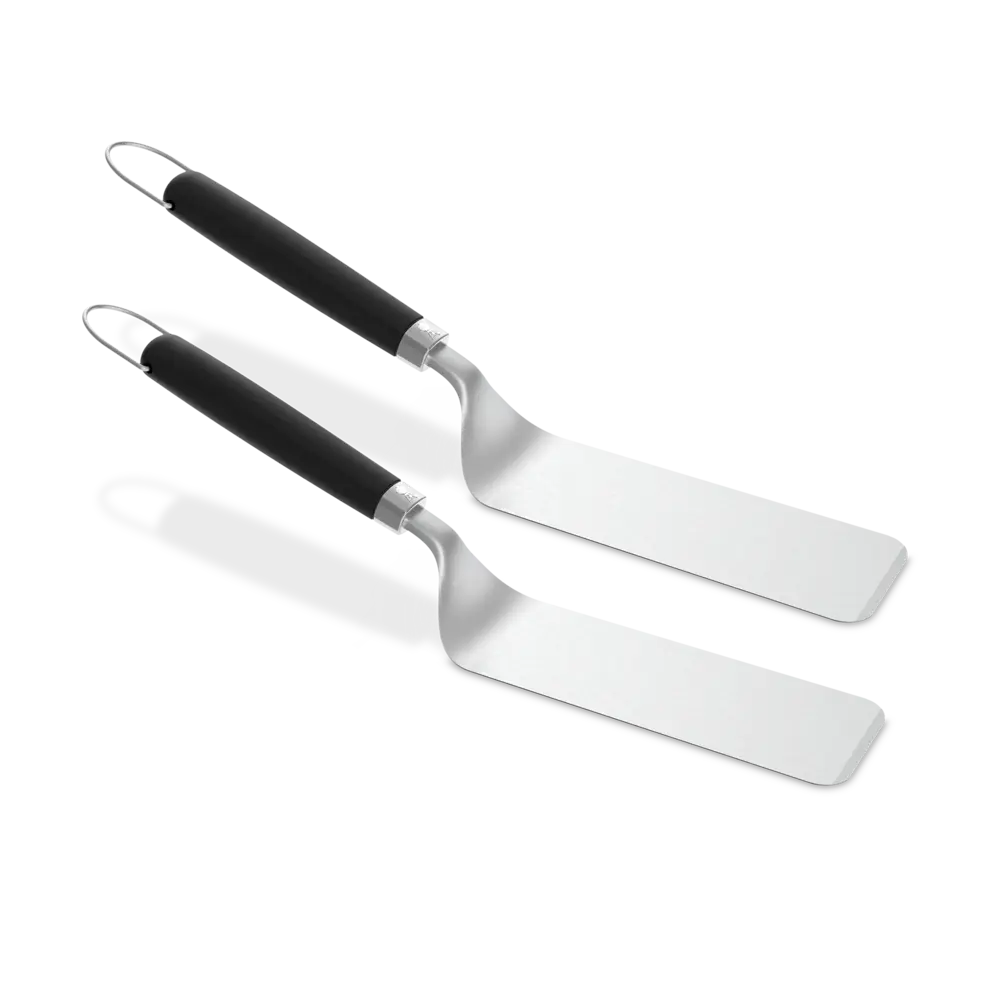 Weber_plancha_spatula_szett,_2_db_(3400424)_4 rozsdamentes acél spatula grillezéshez