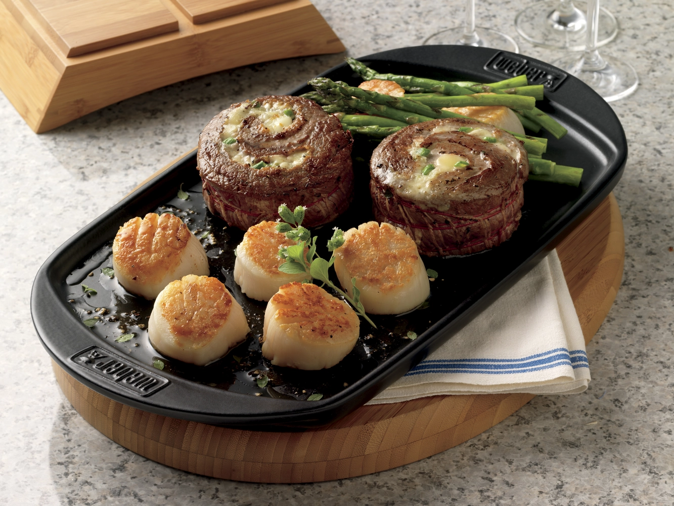 Grill lap 47 cm-es faszenes grillekhez, kicsi