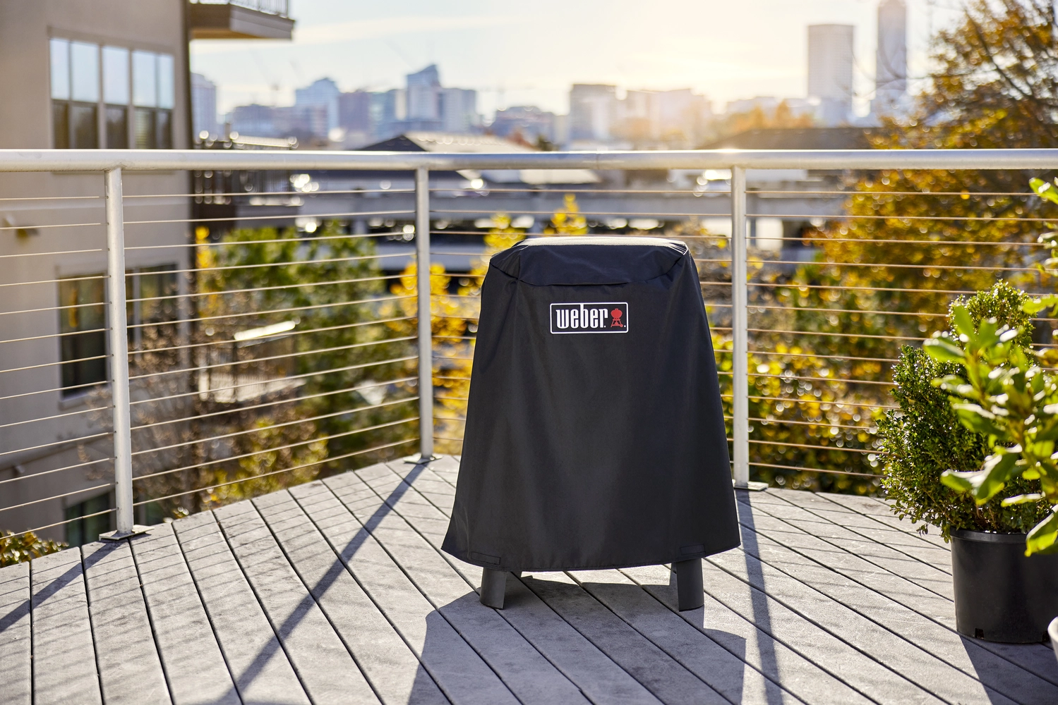 Weber Premium grill takaró, LuminLumin Compact állvánnyal elektromos grillhez 4 weber prémium grill takaró védőhuzat