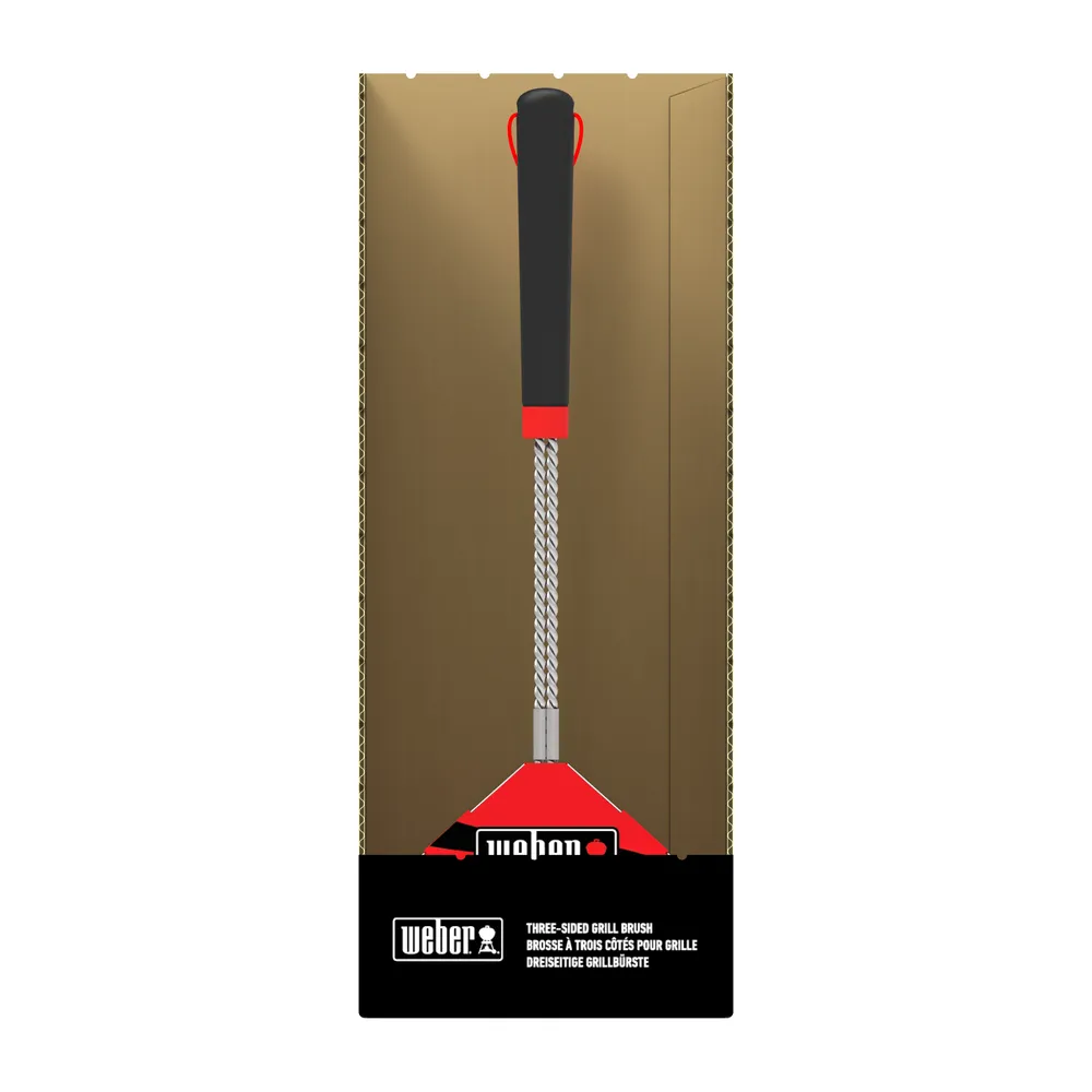 grillkefe-11 HÁROM OLDALÚ 45 CM-ES GRILLKEFE GRILLTISZTÍTÁSHOZ