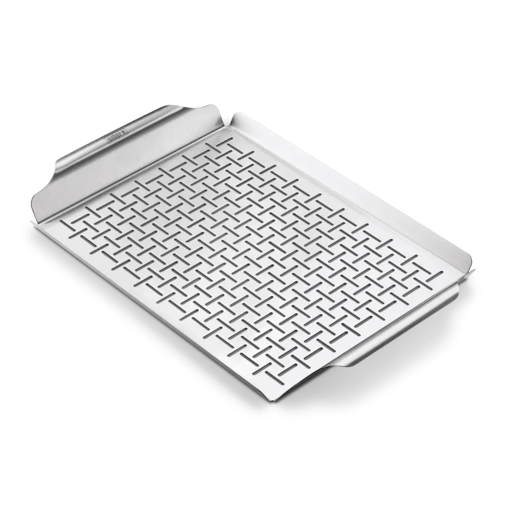 Fogantyúkkal ellátott grill serpenyő