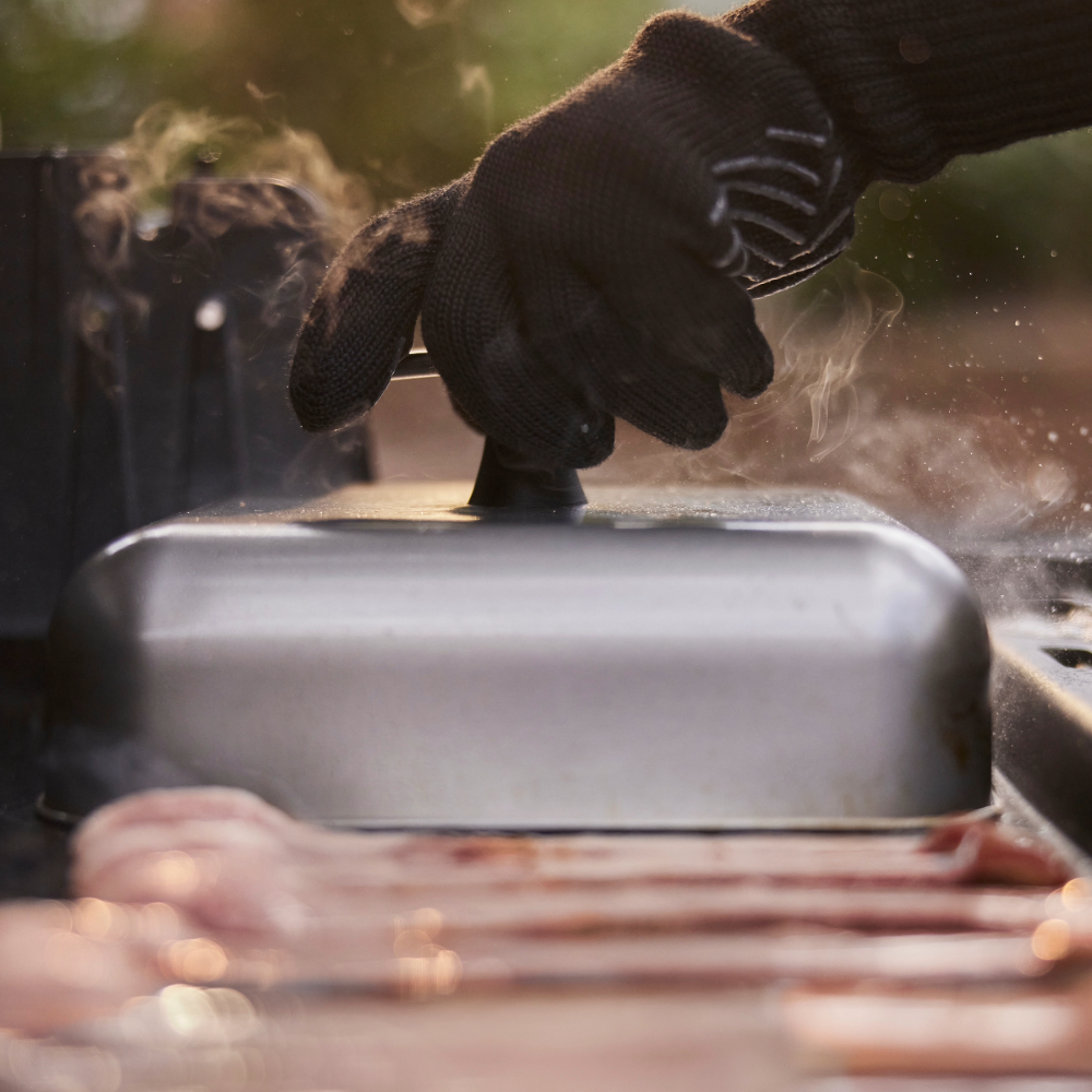 Párolásra is alkalmas grillfedő