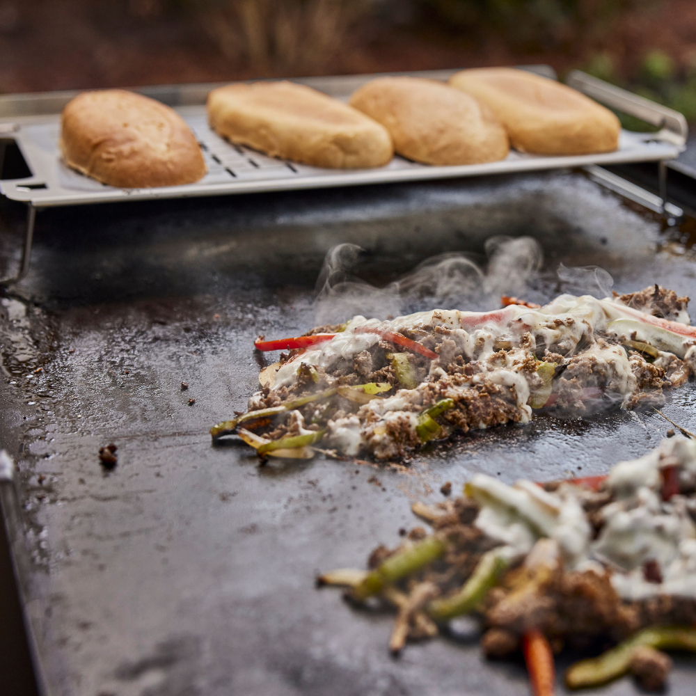 Melegítőállvány Slate plancha grillekhez